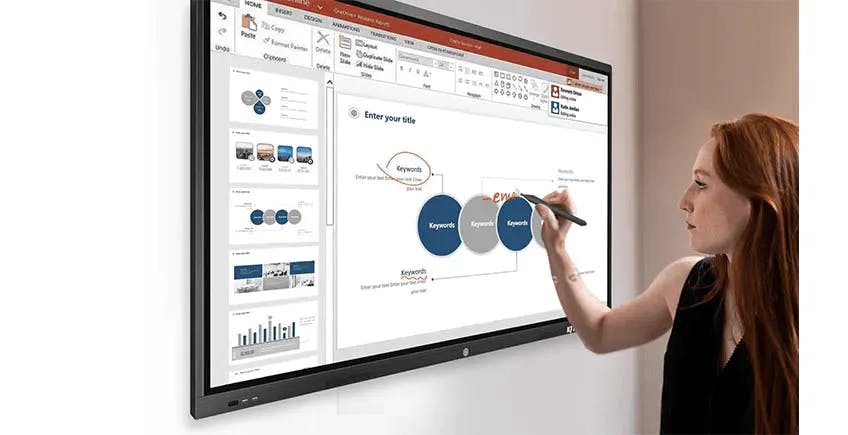 The Intelligent Interaction Of Smart Board Touch Screen